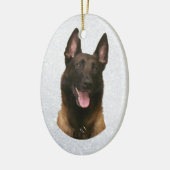 belgische malinois keramisch ornament (Links)