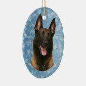 belgische malinois keramisch ornament (Rechts)