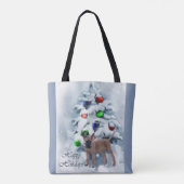 Belgische Malinois kerst Tote Bag (Achterkant)