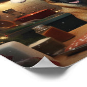 Belgische Malinois Kerstkoekjes Feestelijke vakant Poster (Hoek)