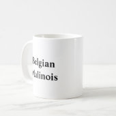 belgische malinois koffiemok (Voorkant links)