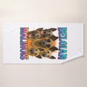 Belgische Malinois Kopie Badhanddoek (Badhanddoek)