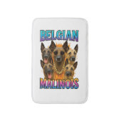 Belgische Malinois Kopie Badmat (Voorkant Verticaal)