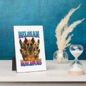 Belgische Malinois Kopie Fotoplaat (Zijkant)