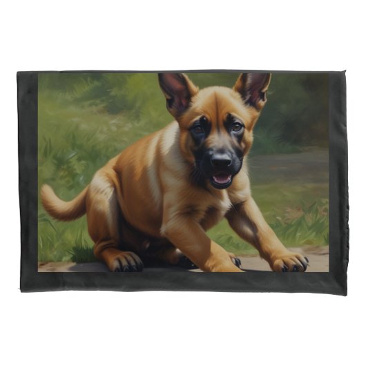 Belgische Malinois Kussensloop (Voorkant)