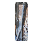 Belgische Malinois Laat Het Sneeuw Kerstmis Thermosbeker (Achterkant)