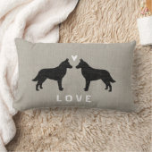 Belgische Malinois Love Kussen (Deken)