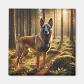 Belgische Malinois Magneet (Voorkant)