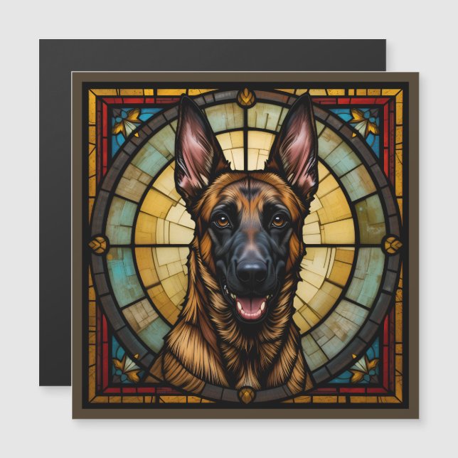 Belgische Malinois Magneetkaart (Voorkant / Achterkant)