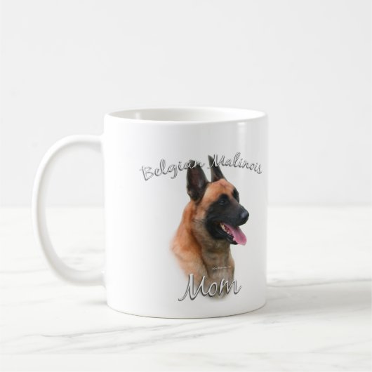 Belgische Malinois mam 2 Koffiemok (Links)