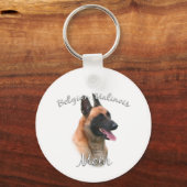 Belgische Malinois mam 2 Sleutelhanger (Achterkant)