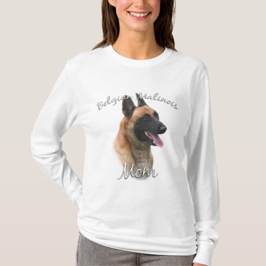 Belgische Malinois mam 2 T-shirt (Voorkant)