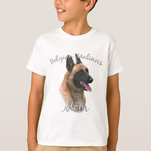 Belgische Malinois mam 2 T-shirt (Voorkant)