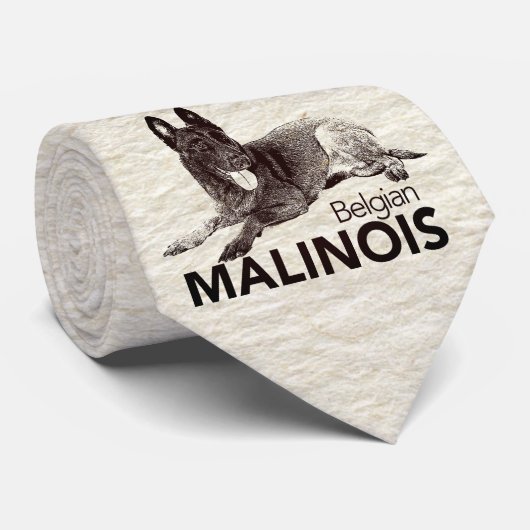 Belgische Malinois - Mechelaar - Maligator Stropdas (Opgerold)
