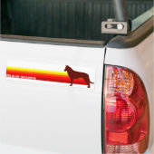 Belgische Malinois Met Strepen Bumpersticker (Op Truck)