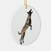 Belgische Malinois Ornament (Rechts)