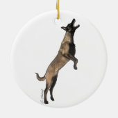 Belgische Malinois Ornament (Achterkant)