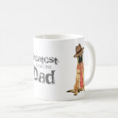 Belgische Malinois papa Koffiemok (Voorkant rechts)
