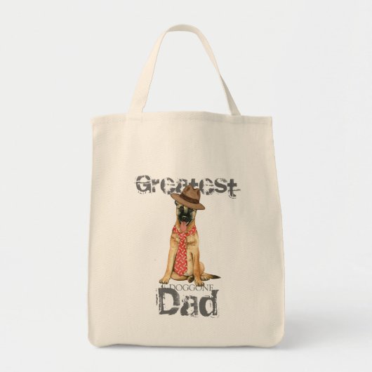 Belgische Malinois papa Tote Bag (Voorkant)