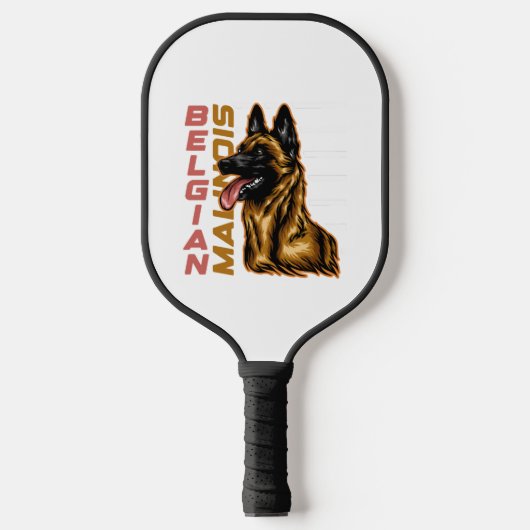 Belgische Malinois Pickleball Paddle (Voorkant)