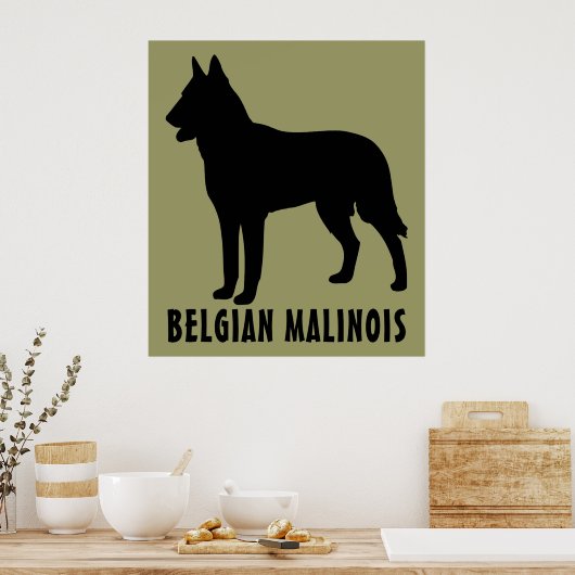 Belgische Malinois Poster (Keuken)