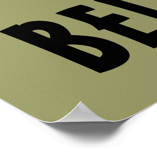 Belgische Malinois Poster (Hoek)