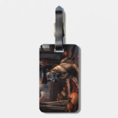 Belgische Malinois Pumpkins Halloween Scary Bagagelabel (Achterkant verticaal)