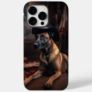 Belgische Malinois Pumpkins Halloween Scary Case-Mate iPhone 14 Pro Max Hoesje
