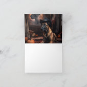 Belgische Malinois Pumpkins Halloween Scary Kaart (Binnen)