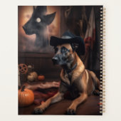 Belgische Malinois Pumpkins Halloween Scary Planner (Achterkant)