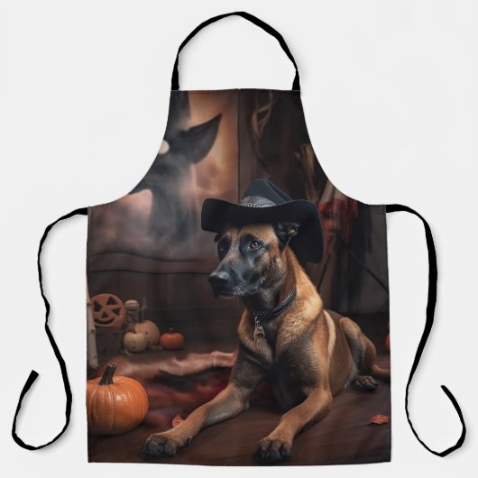 Belgische Malinois Pumpkins Halloween Scary Schort (Voorkant)