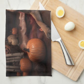 Belgische Malinois Pumpkins Halloween Scary Theedoek (Quarter Fold)