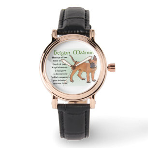 Belgische Malinois Puppy Horloge