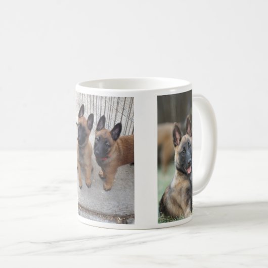 Belgische Malinois Puppy Mok (Voorkant rechts)