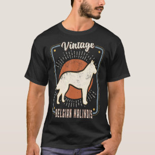 Belgische Malinois Retro Classic Dog Love T-shirt