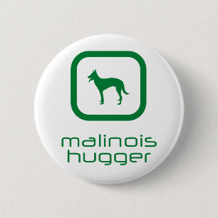 Belgische Malinois Ronde Button 5,7 Cm