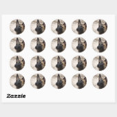 Belgische Malinois Ronde Sticker (Vel)