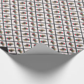 Belgische Malinois Santa Paws; Santa Belgische Mal Cadeaupapier (Hoek)