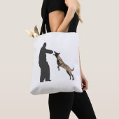 Belgische Malinois Schoudertas Tote Bag (Dichtbij)