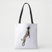 Belgische Malinois Schoudertas Tote Bag (Voorkant)