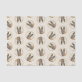 Belgische Malinois Shepherd Mahogany Schilderkunst Tissuepapier (Voorkant)