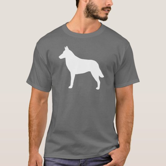 Belgische Malinois Silhouette T-shirt (Voorkant)