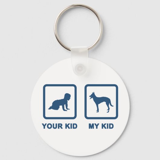 Belgische Malinois Sleutelhanger (Voorkant)