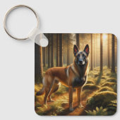 Belgische Malinois Sleutelhanger (Voorkant)