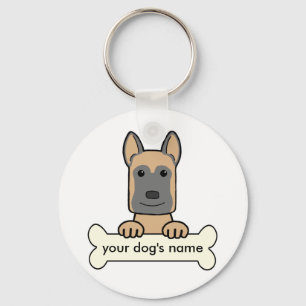 Belgische Malinois Sleutelhanger