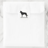 Belgische Malinois Sticker (Tas)