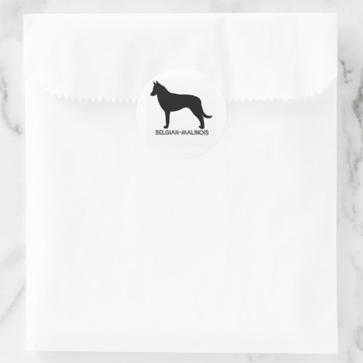 Belgische Malinois Sticker (Tas)
