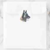 Belgische Malinois Sticker (Tas)