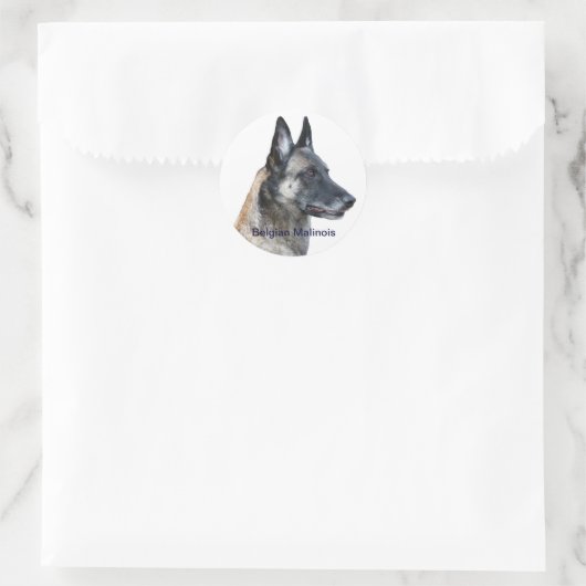 Belgische Malinois Sticker (Tas)