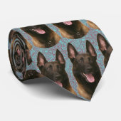 belgische malinois stropdas (Opgerold)